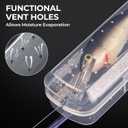 2 x KastKing Bait Kapsule  Lure Cover with Vent Holes, Protects Hooks, Multiple Sizes (S, M, L, Jumbo,Drop Shot) - Multiple Attachments for Freshwater & Saltwater Fishing Gear. Patent Pending. (2 Large and 1 Jumbo)