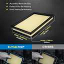 PHILTOP Engine Air Filter, Compatible with CA9687 Ford F-150 2004-2008, F-250 F-350 Super Duty 2005-2007, Expedition 2005-2006, Lincoln Mark LT 2006-2008, Navigator 2005-2006
