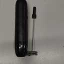 Maestri House Rechargeable Milk Frother, LunaFro Mini Handheld Electric Foam Maker Detachable Stainless Steel Whisk Drink Mixer Foamer Mini Blender for Matcha, Lattes, Cappuccino, No Stand (Black)