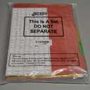 51 Pcs Top Tab File Guides Alphabetic File Dividers Alphabet Sticker, a-z 1/5 Tab Dividers for Office Business Classroom Products, Polypropylene, 11.8 x 10 Inch