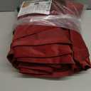 YoungsTex Extra Long Burgundy Velvet Curtains for Living Room, Blackout Drapes with Grommet Thermal Insulated Christmas Decor for Sliding Door Bedroom, 2 Panels, 52 X 102 Inch