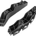 1 Pair Left and Right Side Front Bumper Bracket Bumper Mount Support Bracket - Compatible for Jeep Compass 2.0L L4 - Gas, 2.4L L4 - Gas 2011-2017 - Replace Part 5182596AC, 5182597AC