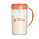 Brown's 32oz Baby Formula Mixing Pitcher Bundle with Adjustable Stopper, Locking Lid & No Drip Spout,  Orange, 1 Piece