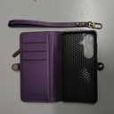 Defencase for Galaxy S26 Magnetic Wallet Case Compatible with Magsafe with RFID Blocking Zipper & Card Holder for Women Men, PU Leather Detachable Phone Case for Samsung Galaxy S26 6.3 inches, Purple