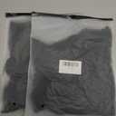 2 x Women's Mesh Lingerie Fishnet Babydoll Mini Dress Bodysuit See Through Shirts Long Sleeves Lingerie Bodysuit Cover Up (Black)