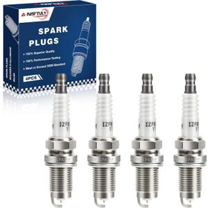 Iridium Spark Plugs 4 Pack 6994 IZFR6K11 Compatible with 2003-2007 Honda Accord 2.4 CRV Element & Acura TSX 2003 2004 2005 2006 2007 2008, Civic & RSX 2.0L 02-05 Replaces IZFR6K-11, 9807B-561BW