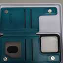 DJDUCK Designed for Moto G Stylus 2025/Stylus 2026 Case Wallet with Card Holder, [Magnetic Clasp Cover] [RFID Blocking Leather Protection] Shockproof Women Men Cases for Moto G Stylus 2025 Blue Green