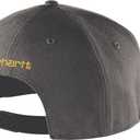 Carhartt Men's Firm Duck Flat Brim Cap, One size