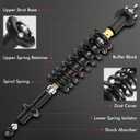 2 x A-Premium Front Complete Struts Compatible with Acura TSX 2009-2012 - 2x Replacement Suspension Shock Absorber with Coil Spring Assembly