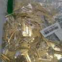 Brass Finish Uncut Key Blanks, SC4 (6SH1) Blank Keys, SC4 Key Blanks 6 Pin (100-Pack)