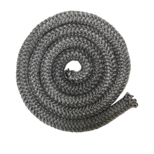 Wood Stove Door Gasket, 3/4" Wood Stove Gasket Rope, Heat Resistance Fiberglass Gasket Replacement for Wood Stoves and Fireplaces, Grey Color, 72" Long
