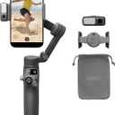 DJI Osmo Mobile 7P Gimbal Stabilizer for iPhone, Android, Native Tracking, Lighting, 3-Axis Phone Gimbal, Quick Launch, One-Tap Edit, Built-in Extension Rod & Tripod, 10hrs Use, Phone Charging