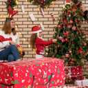 Rolling Christmas Tree Storage Bag - 9 Ft Xmas Tree Storage Bag for Artificial Trees600D Waterproof OxfordDual Zippered with Durable Wheels & Handles, Dolly-Style Duffle Xmas Storage Container