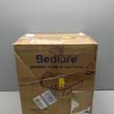 Bedlore 4-Inch Twin Mattress Topper for Back Pain - Dual Layer Medium Support (2" Gel Memory Foam + 2" Cooling Fluffy Pillow Top Pad), Breathable & Pressure Relief (White)