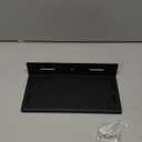 Aothpher Wall Mounted Carbon Steel Bathroom Toilet Phone Holder Shelf, Matte Black