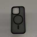 TORRAS for iPhone 16 Pro Case Translucent Matte Black | Compatible with MagSafe, Military Grade Drop Protection, Stronger Magnetic, Shockproof Airbag, Camera Control, Color Buttons, Slim Anti-Scratch