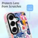 for Samsung Galaxy S23 Ultra CaseY2K Citrus Coastal Vintage Style Military-Grade Drop Protection TPU Camera Protection for Women Girls (BuleArt)