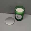 1pcs Assorted Green Glass Candle Jars with Wooden Lids for Making Candles, 10 OZ Empty Candle Jars with Labels and 100g Crystal Rocks, Candle Making Supplies Candle Containers for Home DIY & GIFTS