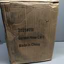 30m Garden Hose Reel Cart on Wheels, Hose Pipe Reel with Rewind Handle, Includes 30m Rubber Water Pipe and 2m Leader Hose, Spray Gun