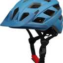 Kids Bike Helmet, 2 Size Adjustable for Youth Toddler Boys & Girls Child Helmets with Visor for Skating Cycling Scooter (Blue, M: 54-58 cm / 21.3"-22.8")