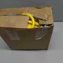 POWGRN 100 ft 12/3 Outdoor Extension Cord Waterproof Heavy Duty with Lighted Indicator End 12 Gauge 3 Prong, Flexible Cold-Resistant Long Power Cord Outside, 15Amp 1875W SJTW Yellow ETL Listed