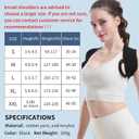 VKN Posture Corrector for Men and Women One-Piece Back Brace for Daily Workout & Gym - Breathable Elastic Spine Alignment Trainer for Men and Women - Snug Fit Body Shape Corrector for Home & Office (S)