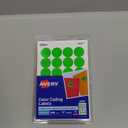 Avery Colored Dot Stickers, Removable Print or Write Circle Labels, 3/4 Inch, 1008 Neon Green Round Stickers (5468)