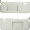 Driver Left & Passenger Right Side Sun Visor Compatible with Toyota Scion TC 2005-2010 Replaces# 74320-21210-B2,74310-21130-B1 Gray (A Pair)