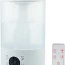 Top Fill Humidifiers for Bedroom, 4.0L Tank Cool Mist Humidifiers for Large Room, 40H Runtime, Plants with 9H Timer, Auto Shut-Off,Quiet Ultrasonic Humidifier with 360° Nozzle for Baby Nursery