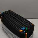 12 Pcs Classroom Chair Pockets, 17 x 15 Inch Seat Sacks for Chairs, Buddy Pocket, Chart Seat Back Organizer With Name Tag