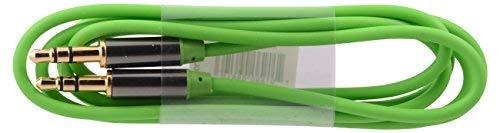 5 x Premier Value Aux Cable 3.5ft App Green