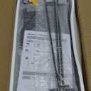 WOPITUES Floating Shelves for Wall with Cube Shelf, Wall Shelves with Metal Rail for Bathroom Decor, Bathroom Organizers and Storage, Over Toilet Shelves for Toilet Paper-Black (15.7 inch)