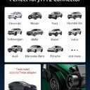 16A Portable Level 1&2 EV Charger-ETL Certified,110V-240V Car Charger with 25FT Charging Cable, NEMA 6-20 Plug & NEMA 5-15 Adapter EV Charging Station, Backup EV Chargers for All SAE EVSE J1772 Cars