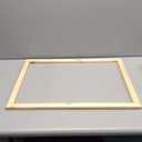 18x24 Frame Natural Wood Picture Frame | 0.75 Inch Moulding Width | Solid Wood | Complete with UV Acrylic Plexiglass, Foam Board Backing & Hanging Hardware