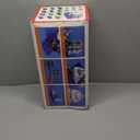 CUTE STONE Cargo Ship Toy & Gantry Crane, Toy Boat and Crane Playset with Sounds & Lights, Transport Containers, Push and Go Vehicle Cars, Kids Play Boats for Boys Girls