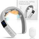 Neck Massager with Heat, Neck Massager for Pain Relief Deep Tissue, Multiple Mode Adjustment, Portable and Suitable for Travel and Home-White