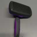 Hertzko Self Cleaning Slicker Brush for Dogs and Cats - Pet Hair Brush for Shedding Long and Short Hair - Easy Clean Retractable Bristles - Cat and Dog Grooming Tool - Purple