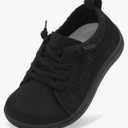 LeIsfIt Toddler Shoes Girls Boys Wide Shoes Kids Zero Drop Minimalist Sneakers Barefoot Slip on Tennis Sneakers Size 33