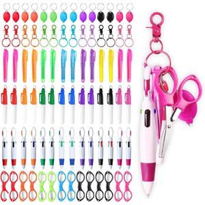84 Pcs Badge Reel Pen Nurse Badge Pen Tool Accessories Mini Highlighter Set with Mini Highlighter Folding Scissors Retractable Neon for Nurse(Multicolor)