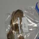 14 Inch Ponytail Extension - Wavy Pony Tails Hair Extensions, Claw Clip Ponytail Extension, Synthetic Hair Extensions Ponytail, Clip on Ponytails for Women (Light Brown With Beige Highlights)