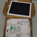 8W Solar Panel for Ring Camera, 2Pack Solar Panel Charger Compatible with Ring Stick Up Cam Battery, Spotlight Cam Battery, Includes Barrel Plug to USBC Adapter, IP65 Waterproof, 10ft Cable