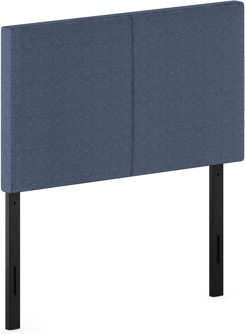 Furinno Roanne Upholstered Headboard, Twin, Denim
