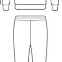 Sweatshirt And Pants Combination Size Medium