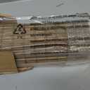 UNISHADES Cordless Bamboo Roman Shades for Windows, Blinds Size (34.5" W ×48" H) Colour (Highfield Teak)