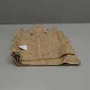 Feuille Burlap Farmhouse Winter Placemats Set of 4 Christmas Tree Holiday Placemats for Table Decorations