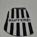 ComfyCamper Black and White Sports Referee Dog Cape Costume - XXL Cosplay Rufferee Halloween Costumes Christmas, L