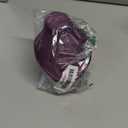 Mini Pendant Display Bust Velvet Jewelry Bust Stand Pendant Holder Velvet Mannequin Necklace Stand Wooden Portrait Model 12cm (Purple)