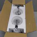 2-Pack Black Bathroom Wall Sconces, Modern Vanity Light Fixtures with Clear Glass Shade, 1-Light Wall Lamps Over Mirror for Bathroom, Bedroom, Hallway, Living Room