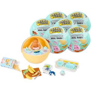 Make It Mini Real Baby Make It Mini Baby Food (2 Pack) Mini Collectibles - Blind Pack, DIY, Realistic Miniature, Playset, Bottles, Replica Food, Collectors, Girls Toys, Gifts 8+, NOT Edible
