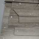 Furinno Modern Simplistic Criss-Crossed Coffee Table, 35.4 in x 19.6 in x 16 in, French Oak Grey